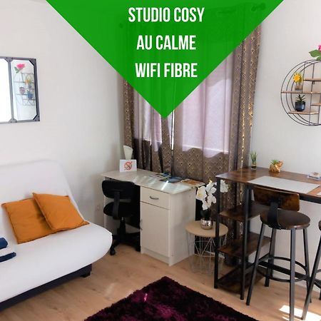 Le Zen -Studio Tout Equipe- Wifi Fibre- Centre Ville Avec Parking Tarbes Exteriör bild