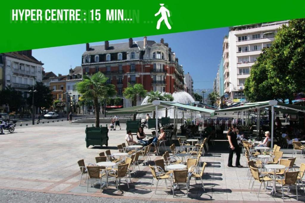 Le Zen -Studio Tout Equipe- Wifi Fibre- Centre Ville Avec Parking Tarbes Exteriör bild