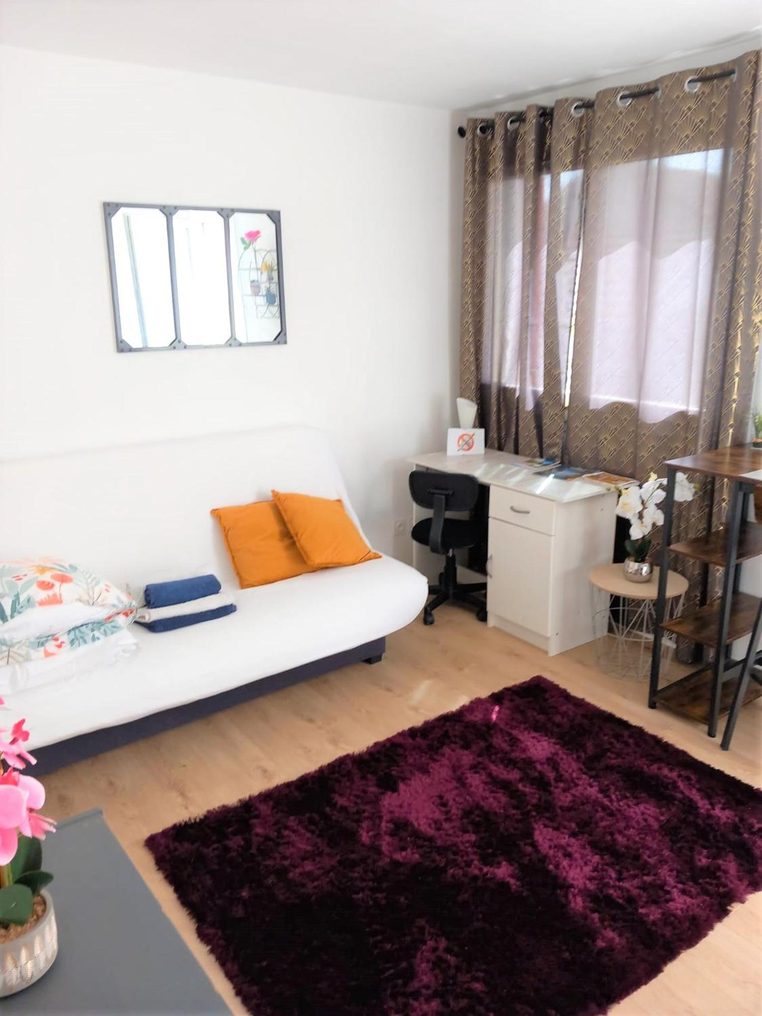 Le Zen -Studio Tout Equipe- Wifi Fibre- Centre Ville Avec Parking Tarbes Exteriör bild