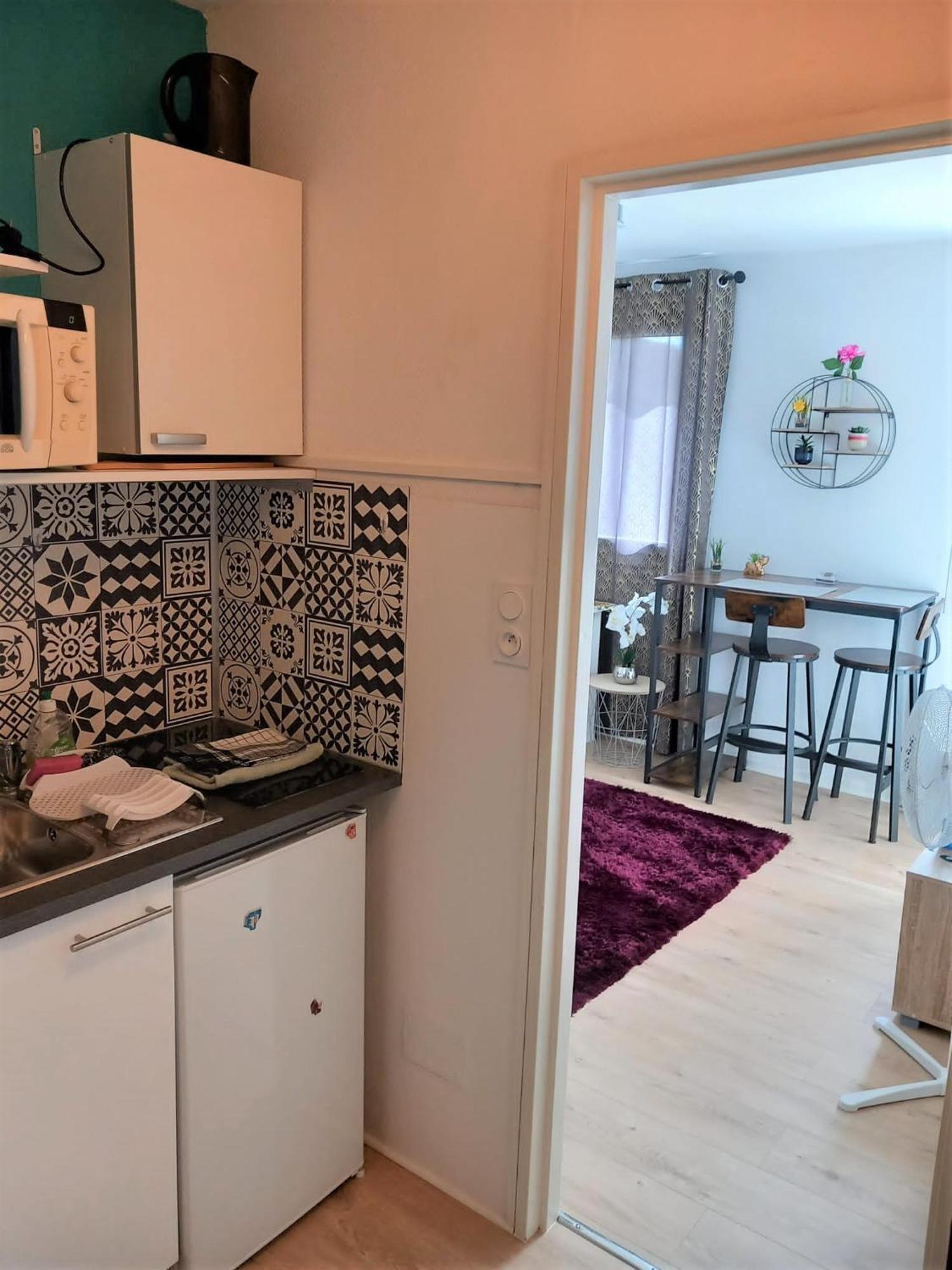 Le Zen -Studio Tout Equipe- Wifi Fibre- Centre Ville Avec Parking Tarbes Exteriör bild